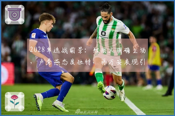 2028年选战前景：郑丽文明确立场，卢秀燕态度独特，蒋万安表现引人注目